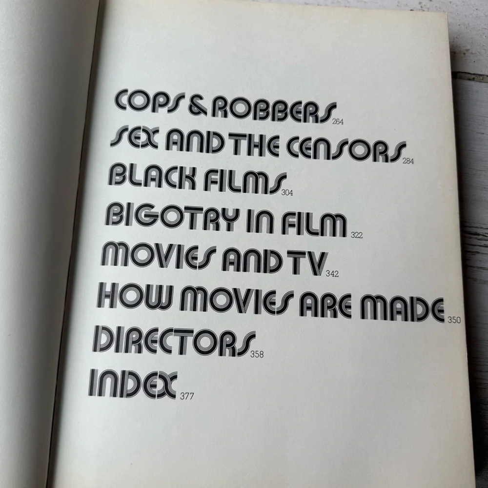 Vintage 'The Movie Book' Hardcover (1974) Film Buff Coffee Table Book